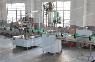 China Food Grade Alcohol Bottling Machine 3kw Rinsing Capping for sale