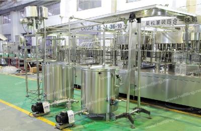 China Stainless Steel 316 Juice Filling Machine 20000BPH Bottle Washing for sale