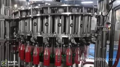 China automatische Maschinen-Tomatensauce-Füllmaschine der Tomaten-Ketschup-Soßenflasche Füllmaschine mit einer Kappe bedeckende zu verkaufen