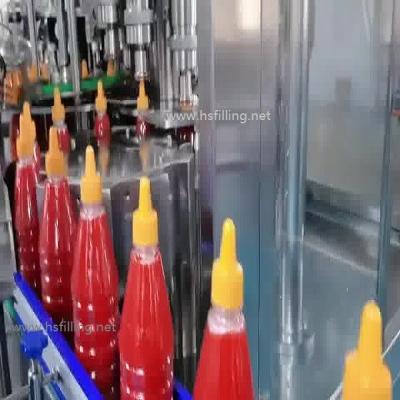 China 220V SUS304 Ketchup Tomato Sauce Bottling Machine 2000ml for sale