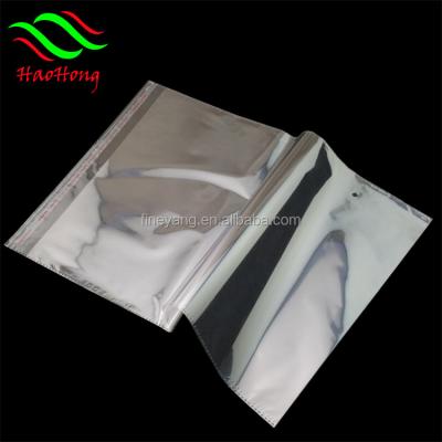 China BIODEGRADABLE transparent polybag custom packaging clear opp plastic bags for clothing for sale