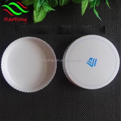 China Hotel Guest Room Service Hotel Glass Paper Low Price Disposable Eco-Friendly White Round Cover for sale