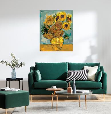 China Impressionist Painting By Numbers - Unique Hand Painted Living Room Decor Gift By Numbers 40*50cm for sale