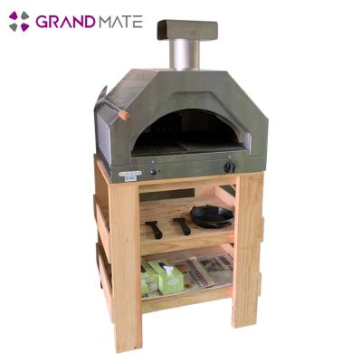 China Cool Feel Design Gas Valve Indoor Pizza Fire Oven for sale