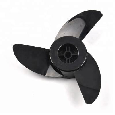 China Plastic Blades Fan 3 Blade For Fishing Boat 12mm Diameter Underwater Marine Plastic Thruster With 3blade Injection Molding Parts for sale