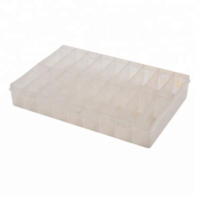 China New Product Plastic Compartments Packing Clear Plastic Storage Box Injection Molding Divided Parts for sale