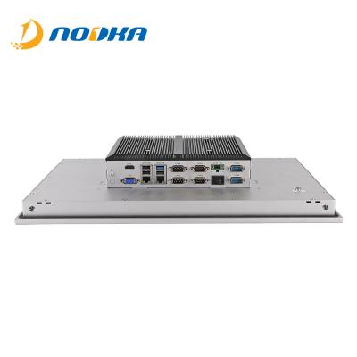 China Widesreen 18.5 Inch J1900 Fanless Panel Industrial PC 18.5