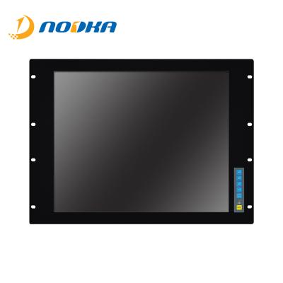 China Touch Screen 19 Inch Rack Mount Resistive Touch Panel Monitor With 24V DC for sale