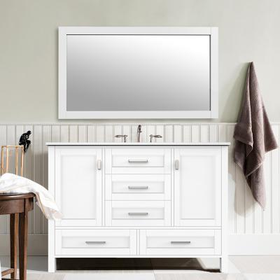 China Modern good design white bathroom cabinet with adjustable feet for sale