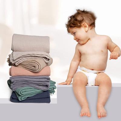 China Anti-Pull Good Prices Newborn Muslin Wrap Blankets 100% Organic Cotton Muslin Wrap Blankets With Box for sale