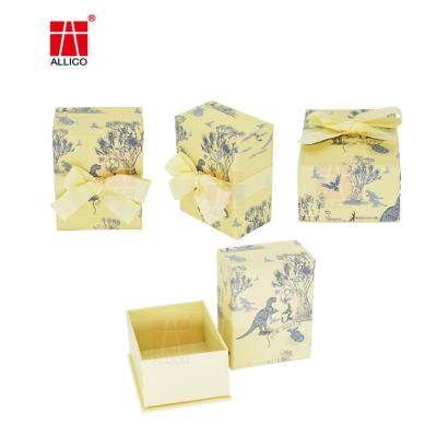 China ALLICO Ribbon Handmade Custom Craft Decoration Luxury Gift Box For Wallets for sale