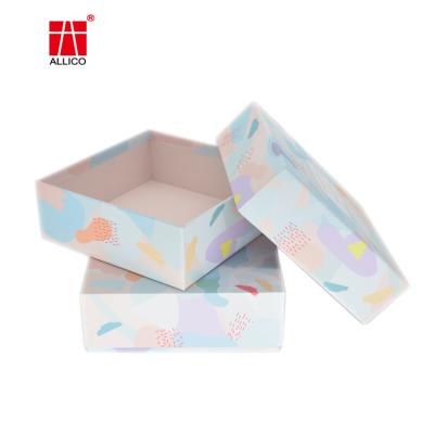 China Handmade Custom Luxury Lid Paper Gift Box and Base Box for Cosmetic and Apparel for sale