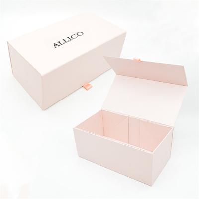 China Recyclable Custom Printed Flat Pack Cardboard Foldable Gift Box With Logo Folding Magnet Gift Boxes for sale