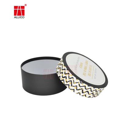 China Recyclable Wholesale High Quality Custom Gift Packaging Chocolate Cookie Round Hat Box Cardboard Round Tube Box for sale