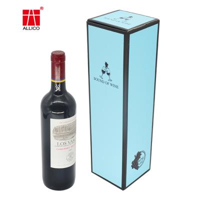 China Handmade Customized Gift Packaging Boxes Recycle Vodka Paper Whiskey Wine Protective Glass Corrugated Packing Box for sale