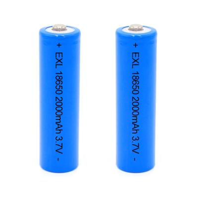 China Toys Customized LED Lights Flashlight Li Ion Battery 18650 Cell Pack 3.7V Rechargeable 18650 Lithium Battery for sale