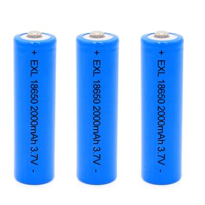 China Toys Custom 18650 Lithium Battery 3.7V Tip For LED Flashlight for sale