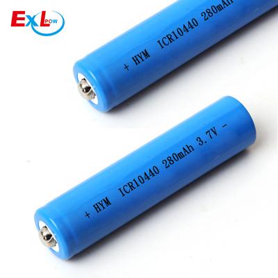 China Toys 10440 Li ion battery 320ma 3.7V power tool battery can be customized with full certification for sale