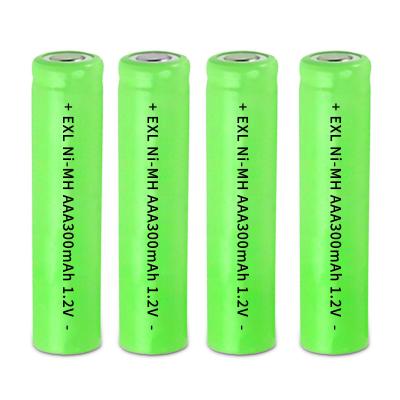 China 12V Rechargeable Remote Control Toys Ni MH Battery aaa300mah Battery Lamp String Battery OEM Customized Industrial PVC Card Packing for sale