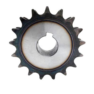 China Building Material Shops China Lead Time Standard Short Tooth 08B-2-17T C45 Duplex Steel Chain Sprocket With Keyway In Stock for sale