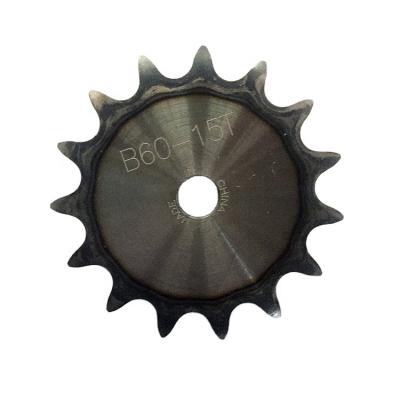 China Transmission Machine Customize Custom Made 60B 15 Teeth Mini Chain Sprocket Wheel High Quality Steel Material Conveyor Plate for sale