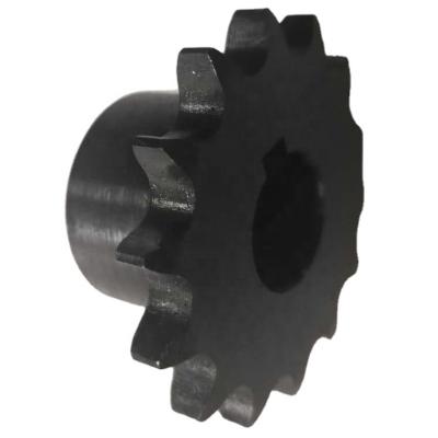 China Transmission Machine Custom Specification Standard Simplex Strand Cast Roller Steel Chain Sprocket B25-14T for sale