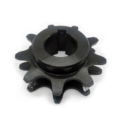 China Standard Transmission Machine Specification Small Single Strand Roller Chain 17 Teeth Black Double Sprocket Wheel for sale