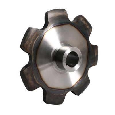 China Hotels Custom Large Diameter Hardened Steel Teeth Roller Hub Excavator Wheel Sprocket for sale