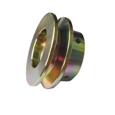 China Professional Machining High Precision CNC Chain Drive Flat Belt Steel Pulley From Building Material Stores China Supplier Big for sale