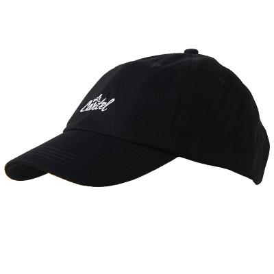 China COMMON High Quality Adjustable Custom Embroidery Private Label Black Sports Cotton Corduroy Baseball Cap Hat for Womens Mens for sale