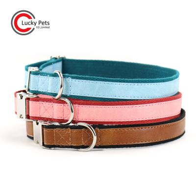 China Innovative Custom Padded Metal Side Release Buckle Dog Collar for sale