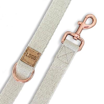 China Personalized Eco Cotton Natural Organic Hemp Recycled Dog Leash for sale