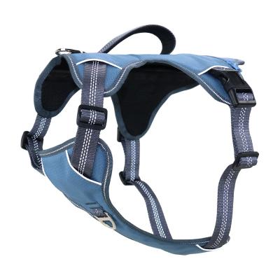 China Custom Luxury High Quality Thoughtful Adjustable Padded No Pull Dog Harness Set for sale