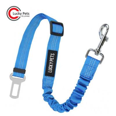 China Personalized Strong Nylon Reflective Bungee Dog Accessories Cat Safety Strap Dog Safety Belt UK for sale