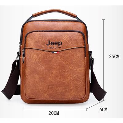 China High Quality PU Men Briefcases Small Leather Waterproof Office Shoulder Bags Cross - Body Messenger Bag for sale