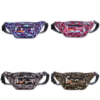 China Water Proof Portable Nylon Waterpoof Fanny Pack Camouflage Sport Waist Bag Stylish for sale