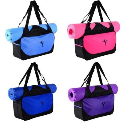 China Fashion Canvas Exercise Outdoor Heavy Duty Yoga Mat Carry Bag With Adjustable Shoulder Strap for sale