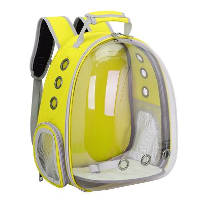 China Wholesale Viable Dog Cat Backpack Astronaut Space Transparent Bubble Capsule Pet Cage Carrier Bag Backpack For Pets for sale