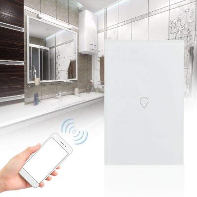 China Tuya USA 20A Scratch Panel Touch Switch Waterproof Fireproof Glass App Operated Alexa Google Wifi Smart Heater Boiler Switch 110V for sale