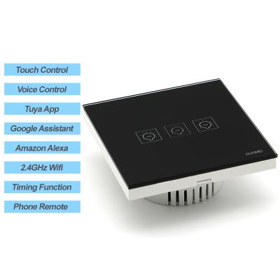 China PC Competitive Price Smart Home Phone App Control Touch Screen Wifi Lamp Switch Smart Home Fireproof Smart Home Control for sale