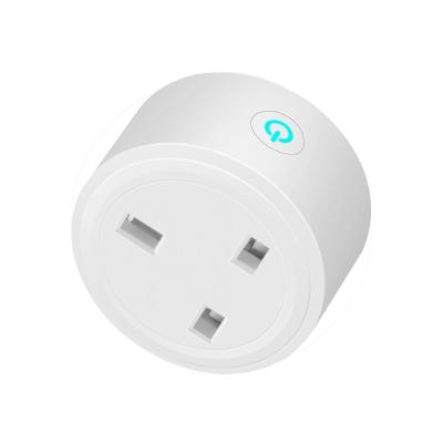 China IoT Outlet Tuya Smart WiFi Socket Electrical Power Socket for UK Remote Control Timer Phone Wireless Outlet Amazon Alexa Google Home for sale