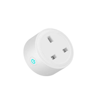 China Mini Google Socket Electric Wireless Home Outlet IoT Outlet 16A Tuya SmartLife Smart WiFi UK Alexa Socket Amazon Alexa for sale