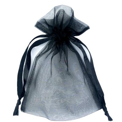 China Wholesale Quick Drawstring Gift Bag In Stock Large Wedding Wrapping Organza Jewelery Bags Blue White Red Green Black Purple for sale