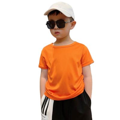 China Custom 100% cotton FREE SAMPLE printing plain high quality cotton plain kids t shirts logo printing t-shirts for children kids for sale