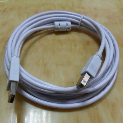 China 1m/2m/3m Male USB Printer Cable Type A To B Data Transmission USB 2.0 USB Customized Size / White for sale