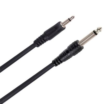 China Multimedia 3.5mm mono to 6.35mm mono audio jack cables for sale