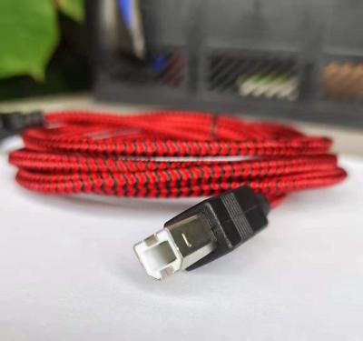 China Video Game Player 5M High Speed ​​USB 2.0 Notebook Printer Adapter Type B USB Cables Nylon Braided for sale