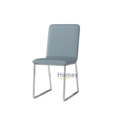 China Fixed Nordic Velvet Dining Chairs Modern Stainless Steel Dining Chairs for sale