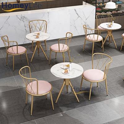 China Modern Outdoor Restaurant Cafe Furniture Second Hand Table Restaurant Furniture Seating Sets for sale