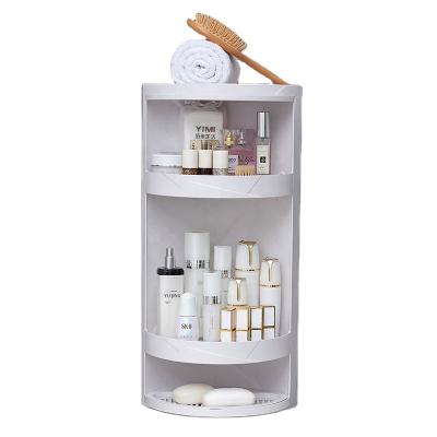 China Sustainable Corner Storage Shelf With Cover For Cosmetics, Medicine, Jewelry for sale